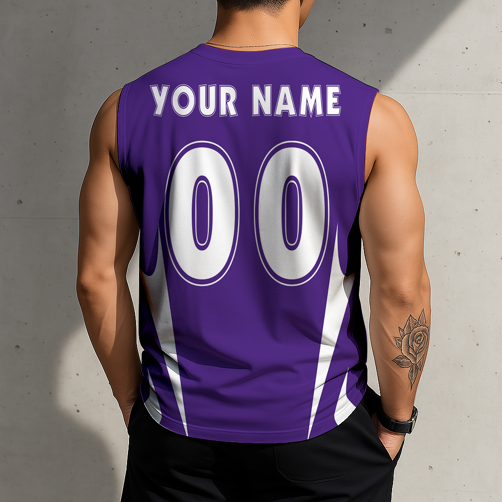 LIMITED DROP - NEW CUSTOMIZED | NCAA MAM13 LST LSU TIGERS MEN'S GYM SHIRT