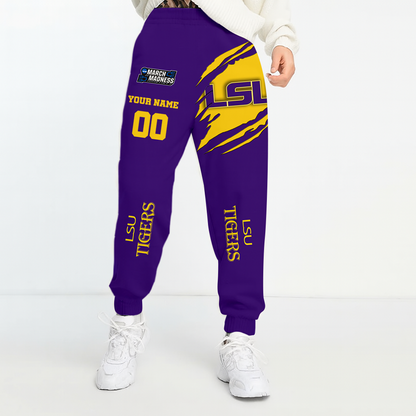LIMITED DROP - NEW CUSTOMIZED | NCAA MAM13 LST LSU TIGERS UNISEX LONG PANTS