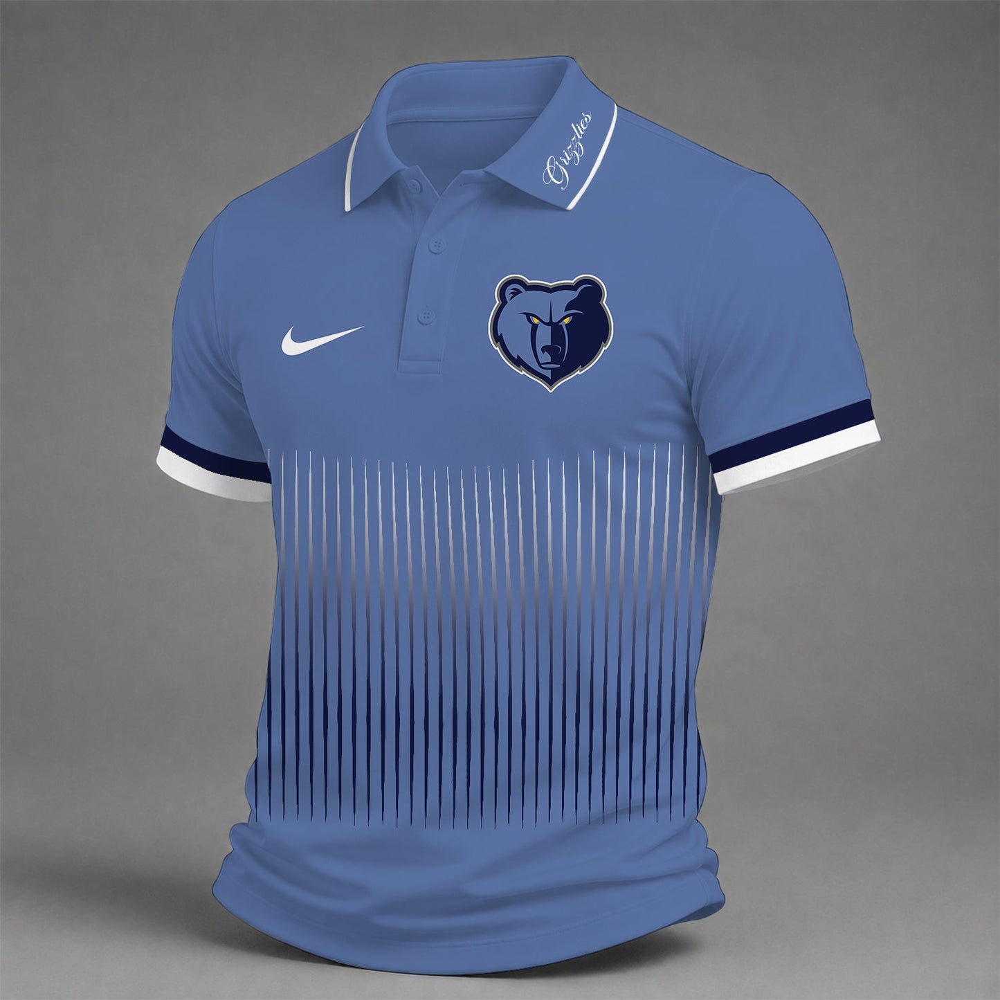 [HOT DEAL] NEW CUSTOMIZED NBA13 MGR MEMPHIS GRIZZLIES POLO SHIRT