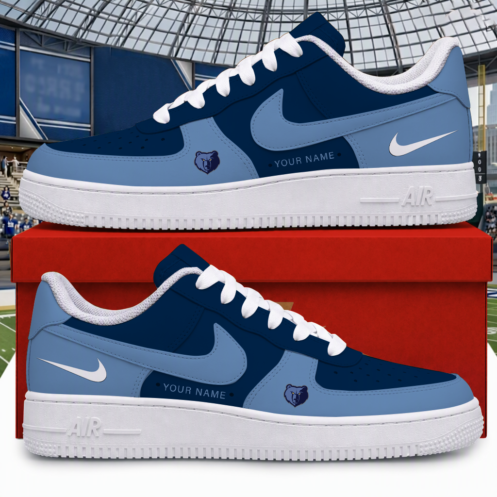[HOT DEAL] NEW CUSTOMIZED NBA13 MGR MEMPHIS GRIZZLIES AF1 SHOES