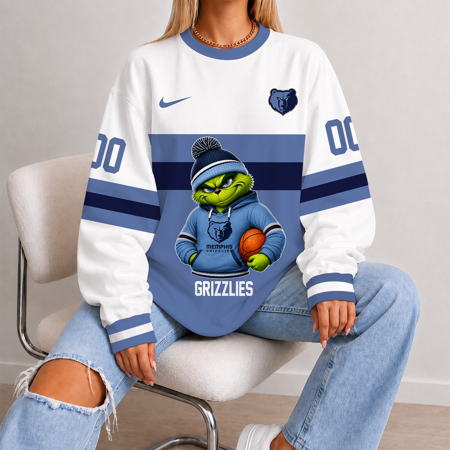 [HOT DEAL] NEW CUSTOMIZED NBA13 MGR MEMPHIS GRIZZLIES UNISEX SWEATSHIRT