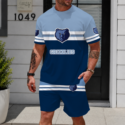 [HOT DEAL] NEW CUSTOMIZED NBA13 MGR MEMPHIS GRIZZLIES UNISEX T-SHIRT & SHORTS SET