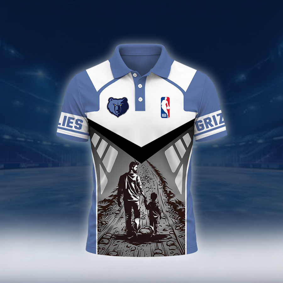 [HOT DEAL] NEW CUSTOMIZED NBA13 MGR MEMPHIS GRIZZLIES POLO SHIRT