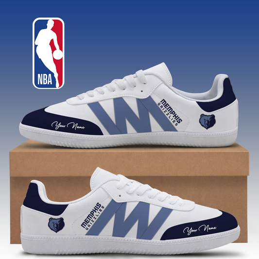 [HOT DEAL] NEW CUSTOMIZED NBA13 MGR MEMPHIS GRIZZLIES CLASSIC SNEAKERS