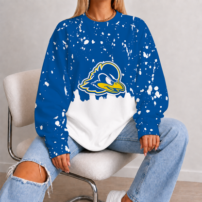 [FAN FAVORITE] NEW CUSTOMIZED NCAA CFH14 DFH DELAWARE FIGHTIN' BLUE HENS UNISEX SWEATSHIRT