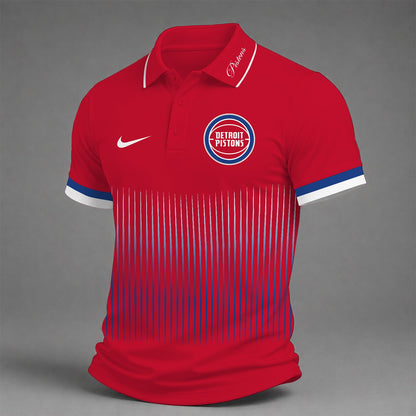 [HOT DEAL] NEW CUSTOMIZED NBA14 DPI DETROIT PISTONS POLO SHIRT