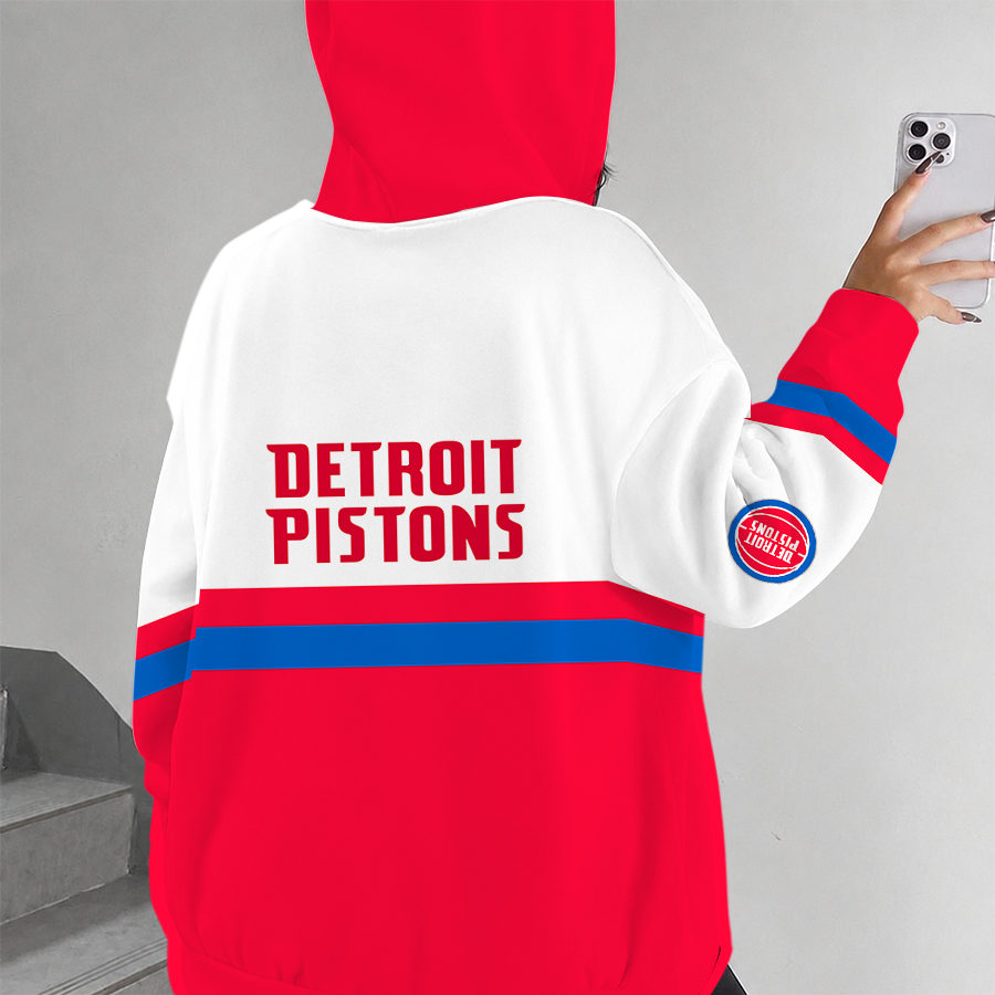 [HOT DEAL] NEW CUSTOMIZED NBA14 DPI DETROIT PISTONS ZIP HOODIE