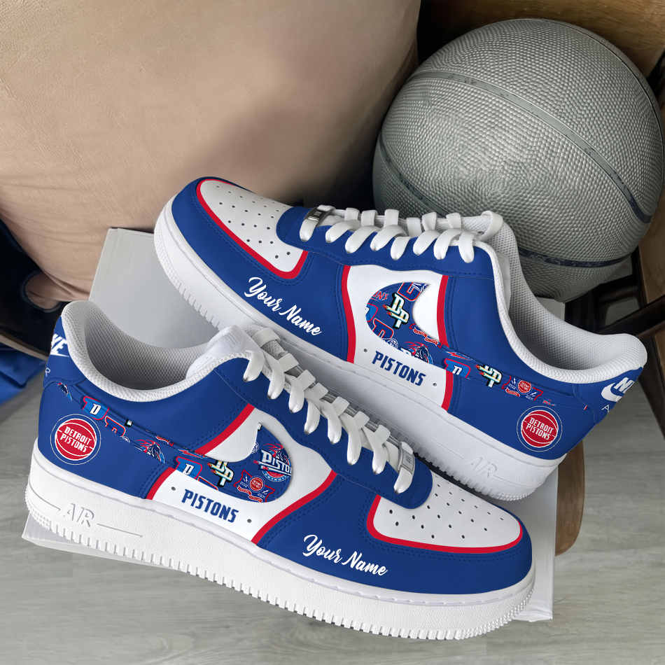 [HOT DEAL] NEW CUSTOMIZED NBA14 DPI DETROIT PISTONS AF1 SHOES