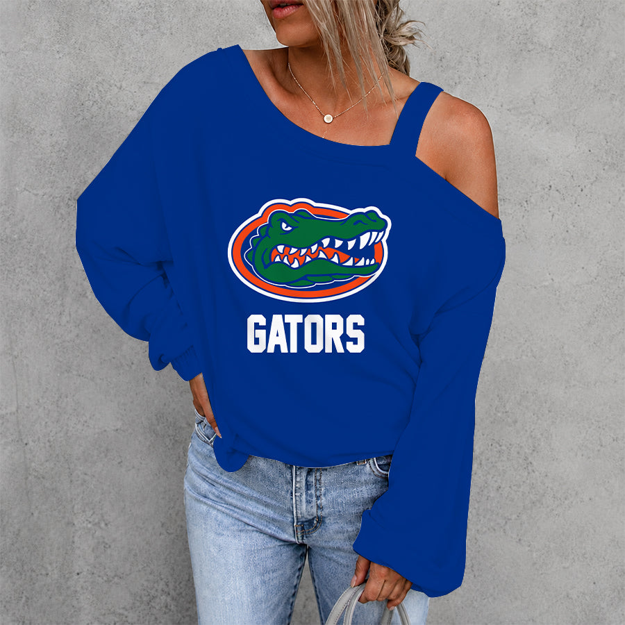 [FAN FAVORITE] NEW CUSTOMIZED NCAA MAM14 FLG FLORIDA GATORS DROP SHOULDER SWEATSHIRT