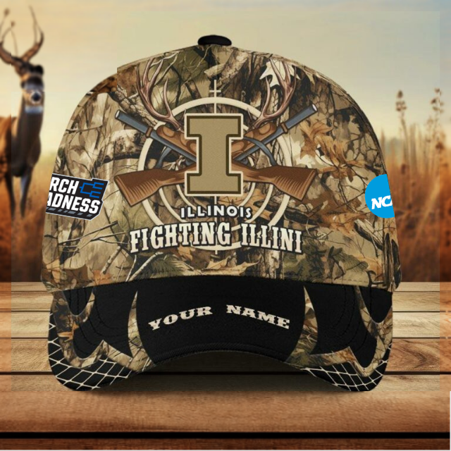 LIMITED EDITION - NEW CUSTOMIZED MAM NCAA15 IFI IL FIGHTING ILLINI CLASSIC CAP