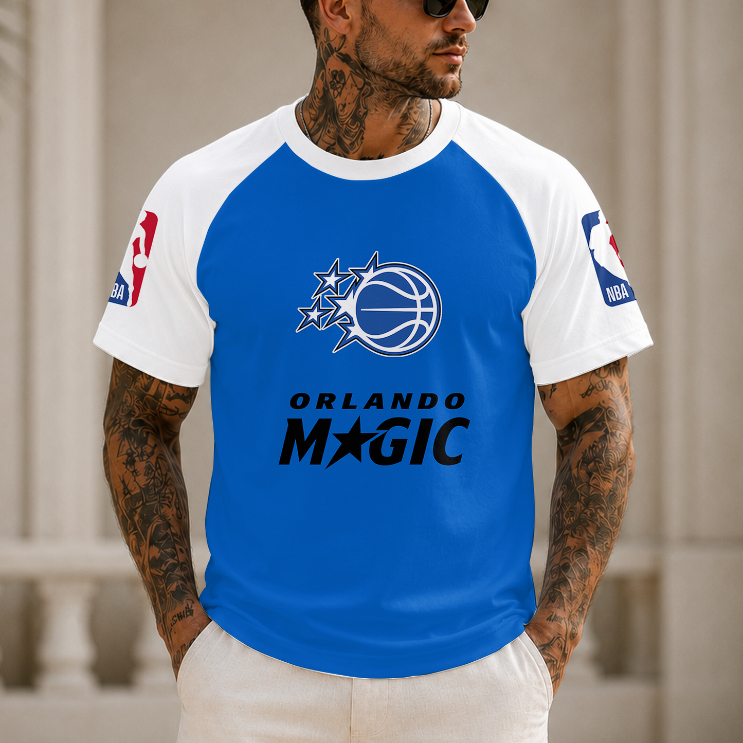 [HOT DEAL] NEW CUSTOMIZED NBA15 OMA ORLANDO MAGIC RAGLAN TEE