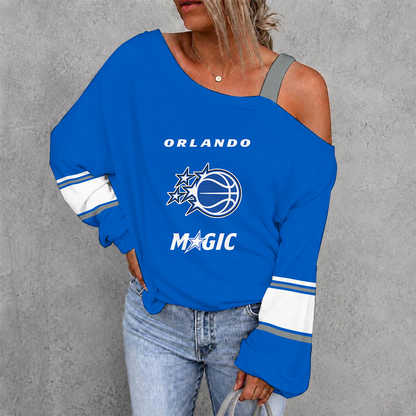 [HOT DEAL] NEW CUSTOMIZED NBA15 OMA ORLANDO MAGIC DROP SHOULDER SWEATSHIRT