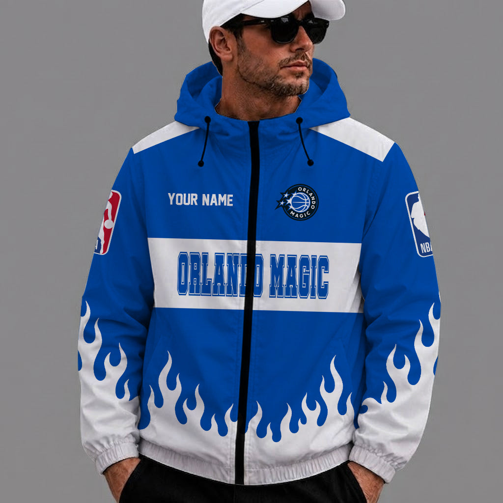 [HOT DEAL] NEW CUSTOMIZED NBA15 OMA ORLANDO MAGIC WINDBREAKER JACKET
