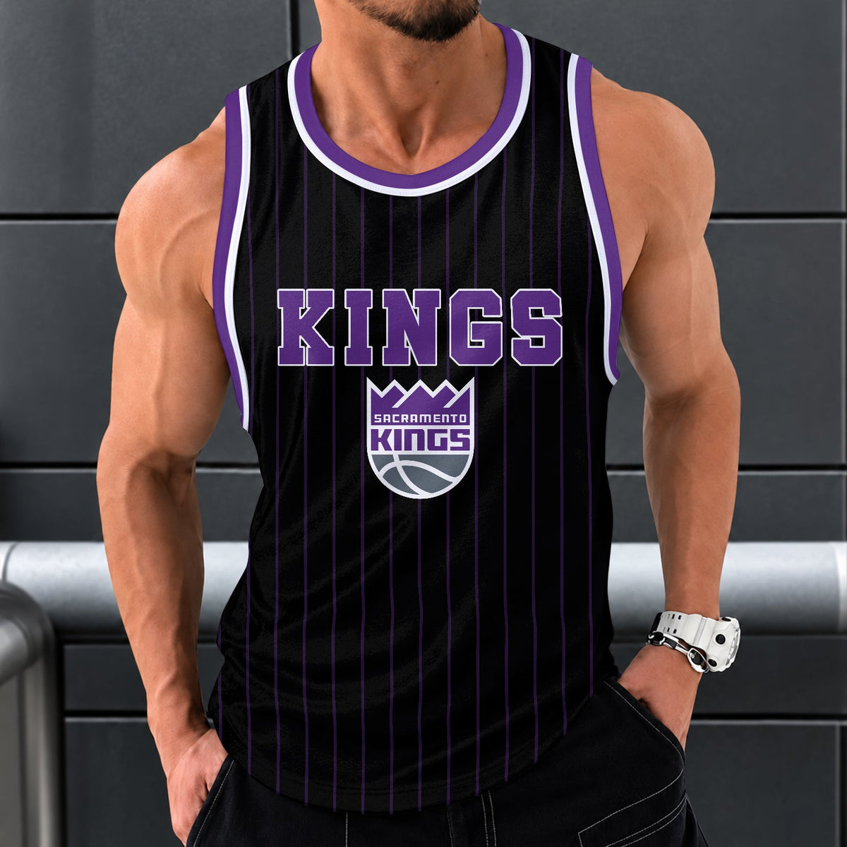 [HOT DEAL] NEW CUSTOMIZED NBA16 SKI SACRAMENTO KINGS UNISEX TANK TOP