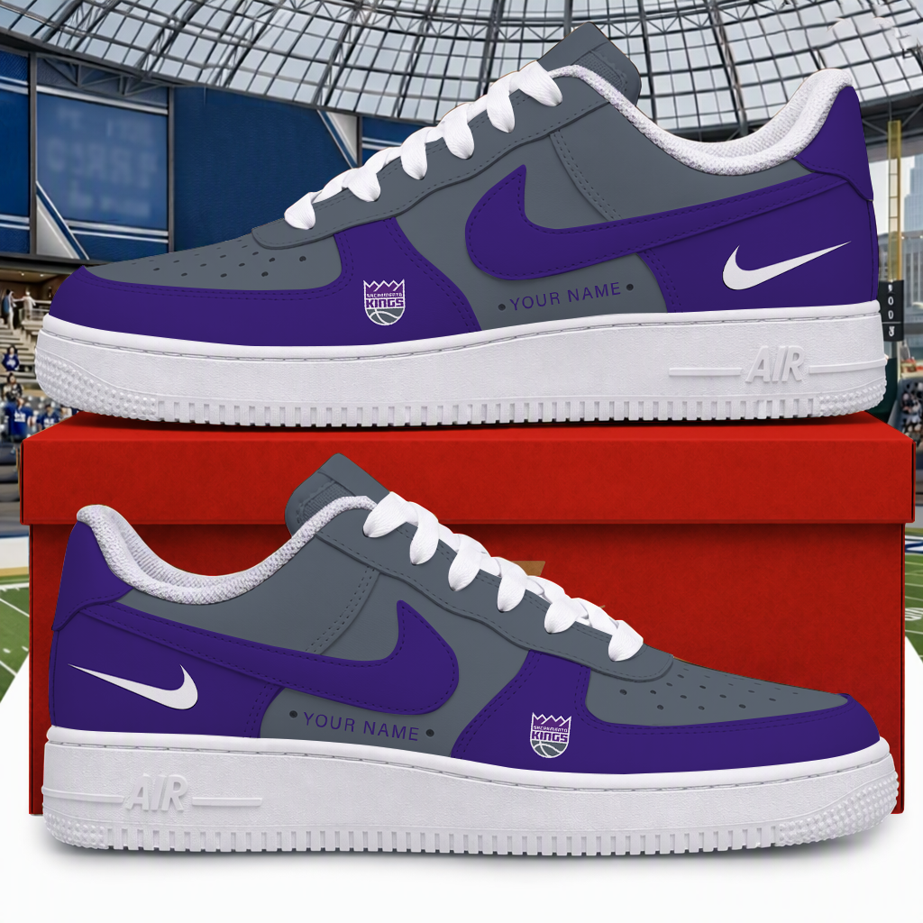 [HOT DEAL] NEW CUSTOMIZED NBA16 SKI SACRAMENTO KINGS AF1 SHOES