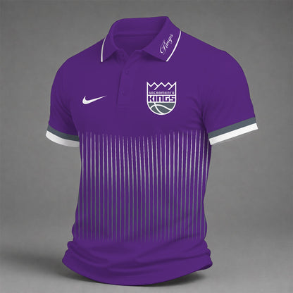 [HOT DEAL] NEW CUSTOMIZED NBA16 SKI SACRAMENTO KINGS POLO SHIRT