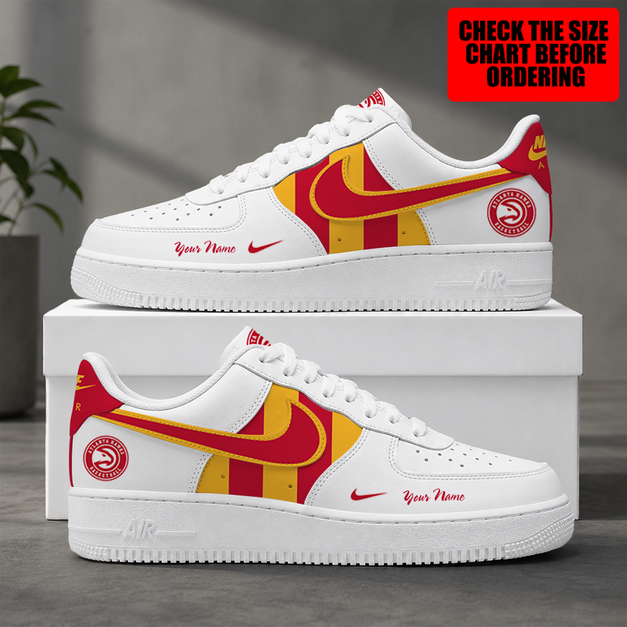 [HOT DEAL] NEW CUSTOMIZED NBA17 AHA ATLANTA HAWKS AF1 SHOES