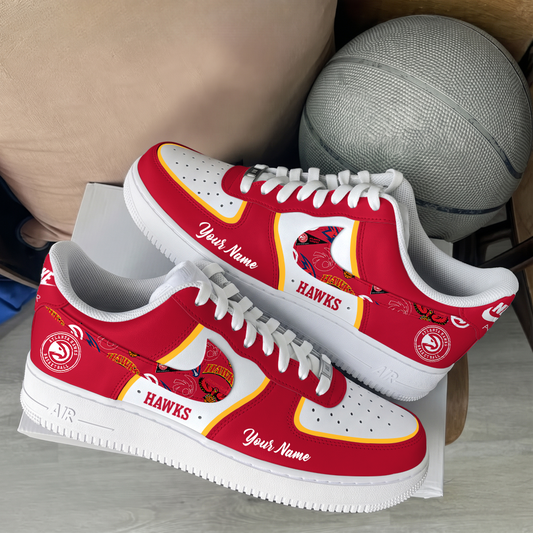 [HOT DEAL] NEW CUSTOMIZED NBA17 AHA ATLANTA HAWKS AF1 SHOES