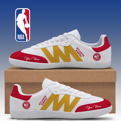 [HOT DEAL] NEW CUSTOMIZED NBA17 AHA ATLANTA HAWKS CLASSIC SNEAKERS