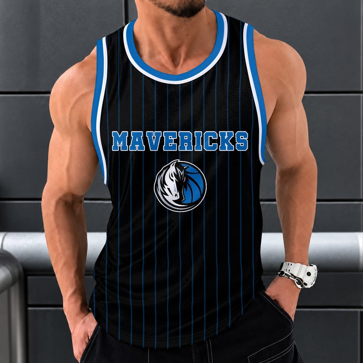 [HOT DEAL] NEW CUSTOMIZED NBA18 DMA DALLAS MAVERICKS UNISEX TANK TOP