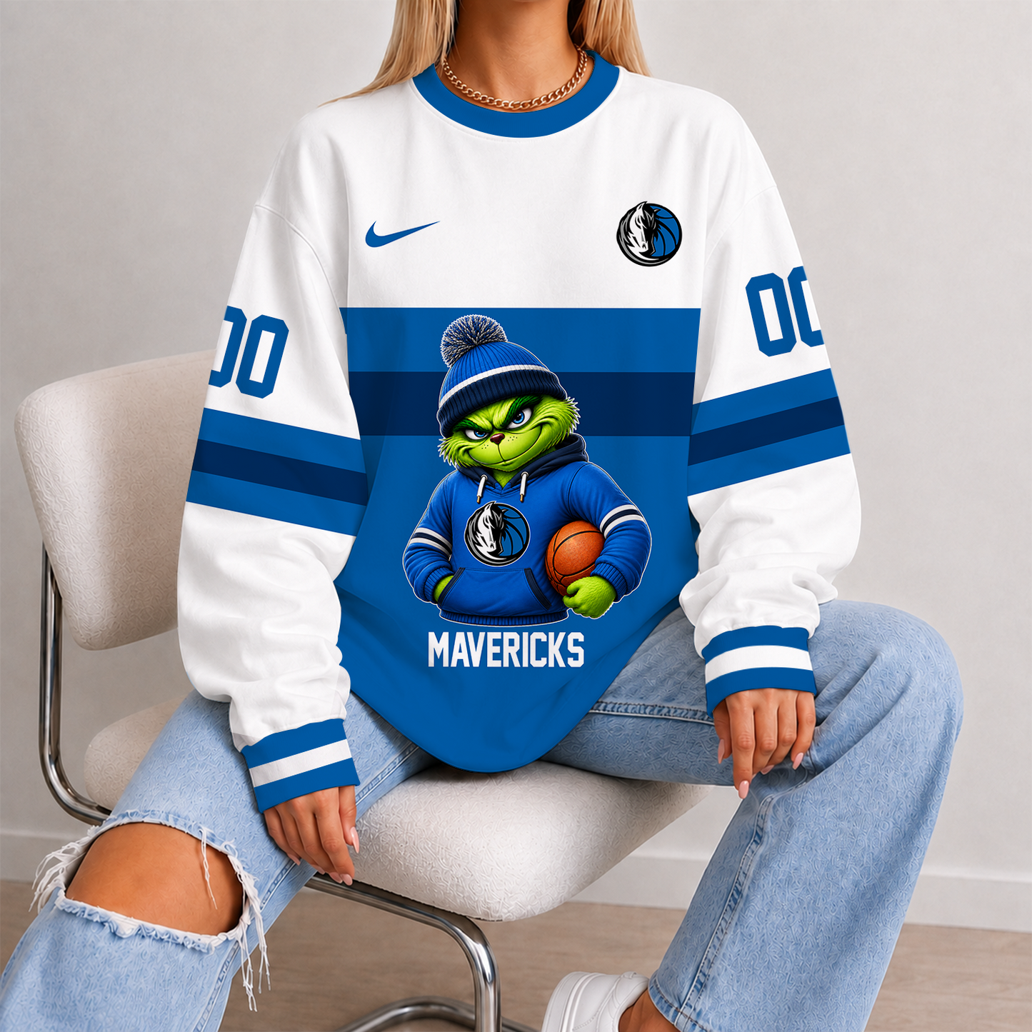 [HOT DEAL] NEW CUSTOMIZED NBA18 DMA DALLAS MAVERICKS UNISEX SWEATSHIRT