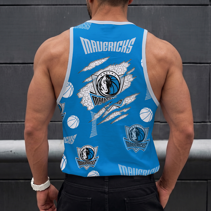 [HOT DEAL] NEW CUSTOMIZED NBA18 DMA DALLAS MAVERICKS UNISEX TANK TOP