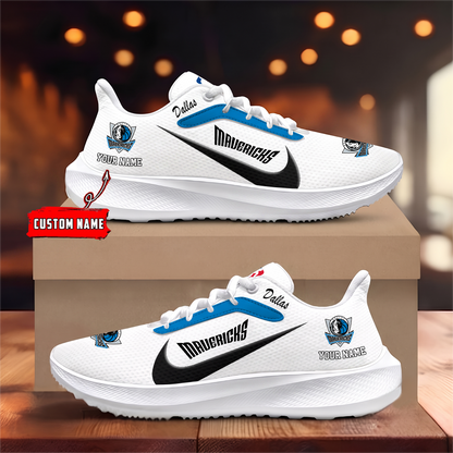 [HOT DEAL] NEW CUSTOMIZED NBA18 DMA DALLAS MAVERICKS ROAD RUNNING SHOES