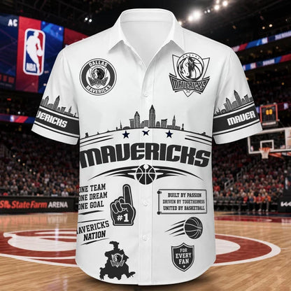 [HOT DEAL] NEW CUSTOMIZED NBA18 DMA DALLAS MAVERICKS UNISEX HAWAIIAN SHIRT
