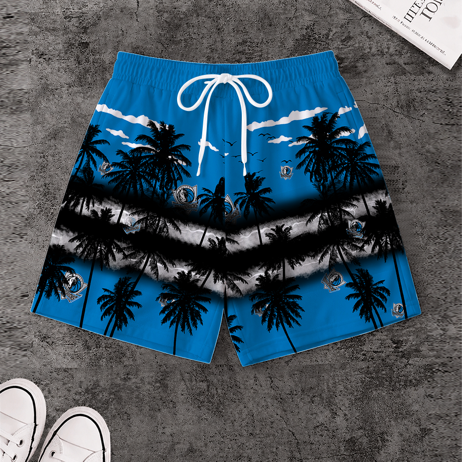 [HOT DEAL] NEW CUSTOMIZED NBA18 DMA DALLAS MAVERICKS SHORT PANTS
