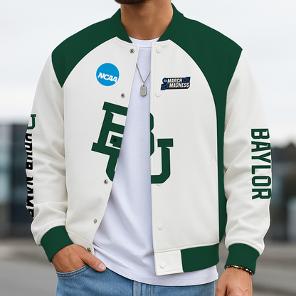 LIMITED DROP - NEW CUSTOMIZED | NCAA MAM18 BAB BA BEARS BASEBALL JACKET, SATIN VARSITY JACKET