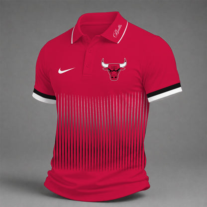 [HOT DEAL] NEW CUSTOMIZED NBA19 CBU CHICAGO BULLS POLO SHIRT