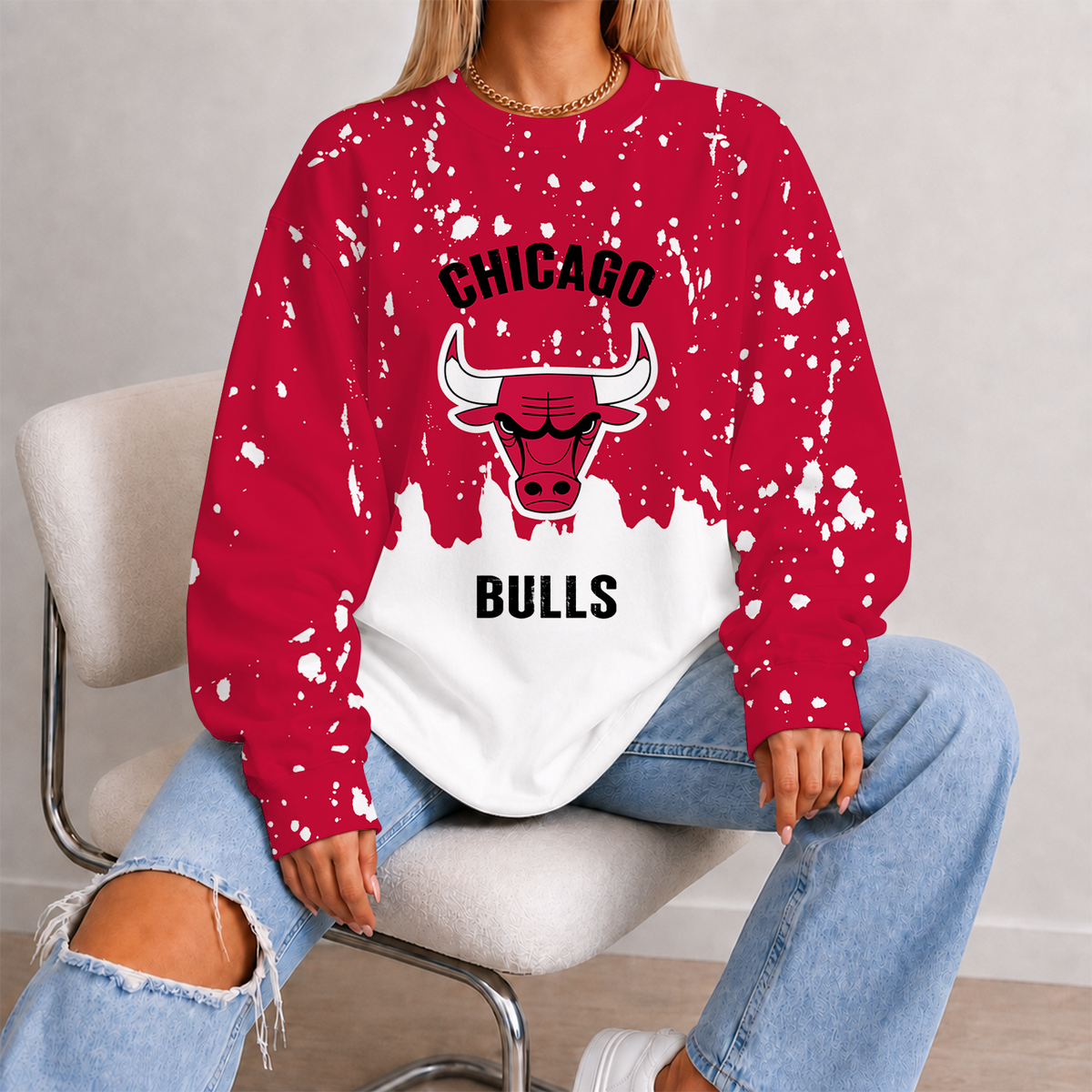 [HOT DEAL] NEW CUSTOMIZED NBA19 CBU CHICAGO BULLS UNISEX SWEATSHIRT