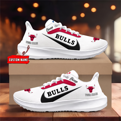 [HOT DEAL] NEW CUSTOMIZED NBA19 CBU CHICAGO BULLS ROAD RUNNING SHOES