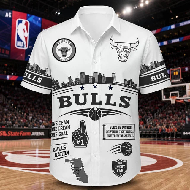 [HOT DEAL] NEW CUSTOMIZED NBA19 CBU CHICAGO BULLS UNISEX HAWAIIAN SHIRT