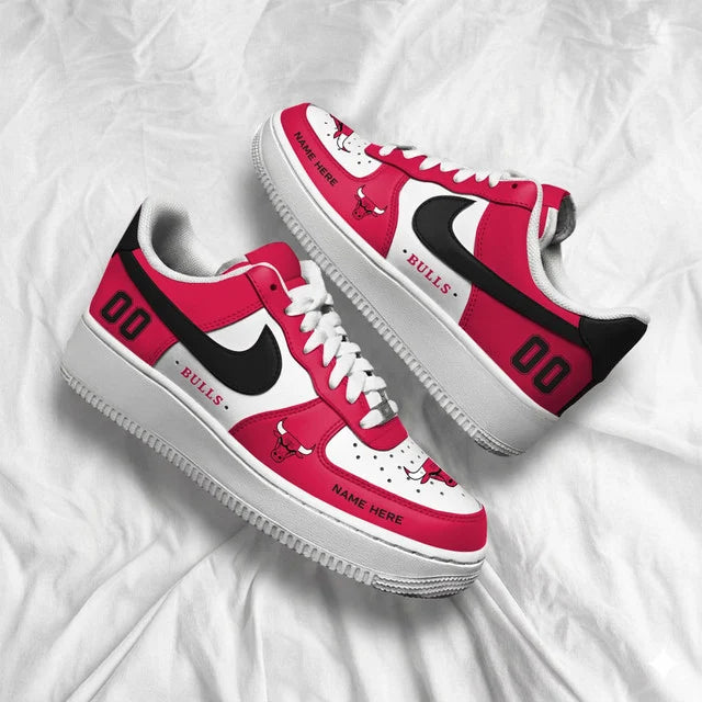[HOT DEAL] NEW CUSTOMIZED NBA19 CBU CHICAGO BULLS AF1 SHOES