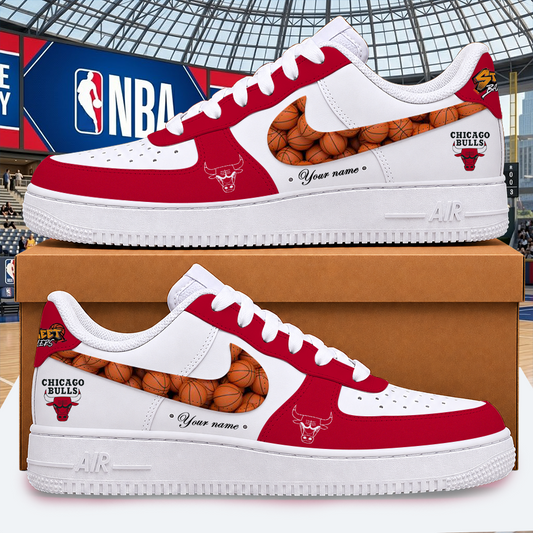 [HOT DEAL] NEW CUSTOMIZED NBA19 CBU CHICAGO BULLS AF1 SHOES