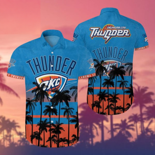 [HOT DEAL] NEW CUSTOMIZED NBA01 OCT OKLAHOMA CITY THUNDER UNISEX HAWAIIAN SHIRT