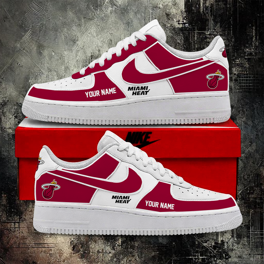 [HOT DEAL] NEW CUSTOMIZED NBA20 MHE MIAMI HEAT AF1 SHOES