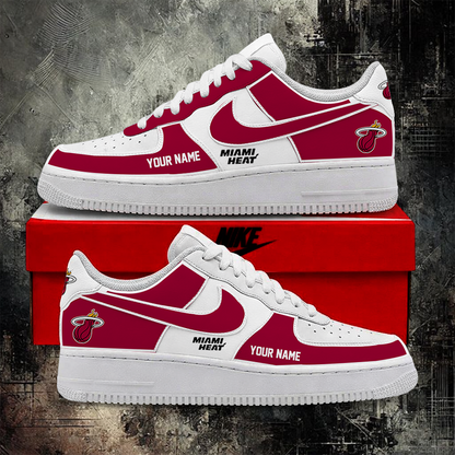 [HOT DEAL] NEW CUSTOMIZED NBA20 MHE MIAMI HEAT AF1 SHOES
