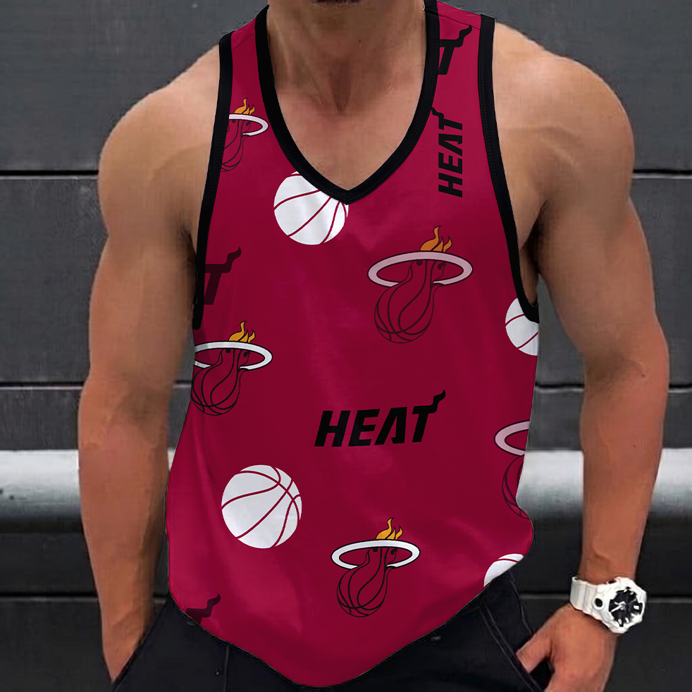 [HOT DEAL] NEW CUSTOMIZED NBA20 MHE MIAMI HEAT UNISEX TANK TOP