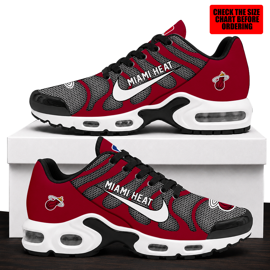 [HOT DEAL] NEW CUSTOMIZED NBA20 MHE MIAMI HEAT AIR MAX PLUS SNEAKERS