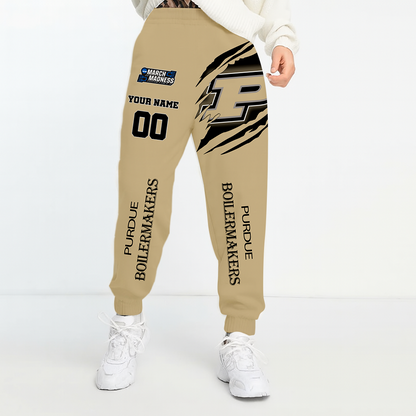 LIMITED DROP - NEW CUSTOMIZED | NCAA MAM20 PUB PU BOILERMAKERS UNISEX LONG PANTS