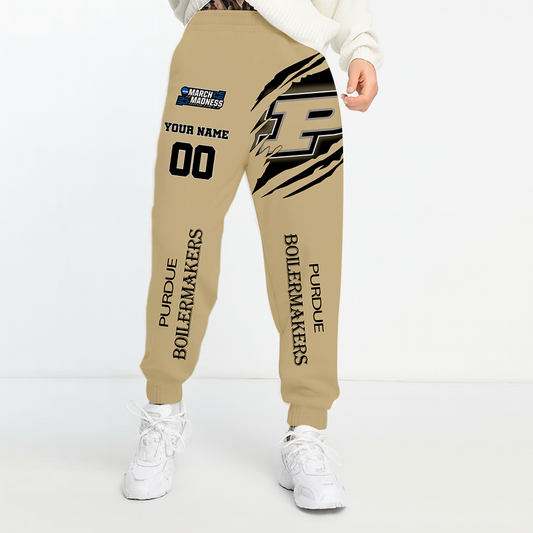 LIMITED DROP - NEW CUSTOMIZED | NCAA MAM20 PUB PU BOILERMAKERS UNISEX LONG PANTS