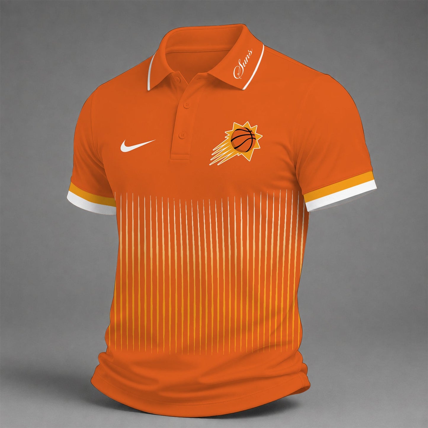 [HOT DEAL] NEW CUSTOMIZED NBA21 PSU PHOENIX SUNS POLO SHIRT