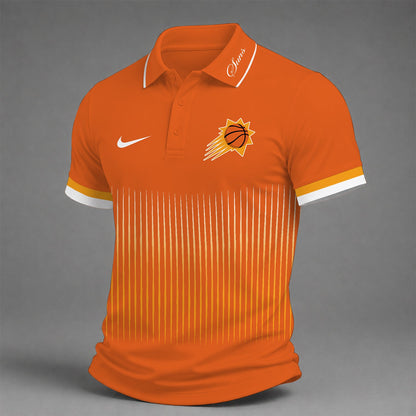 [HOT DEAL] NEW CUSTOMIZED NBA21 PSU PHOENIX SUNS POLO SHIRT
