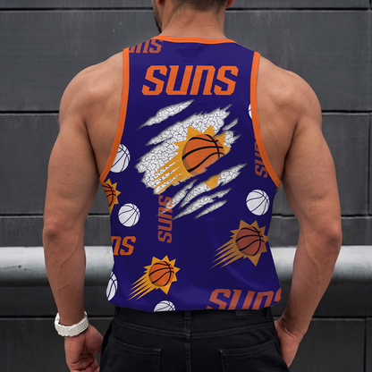 [HOT DEAL] NEW CUSTOMIZED NBA21 PSU PHOENIX SUNS UNISEX TANK TOP