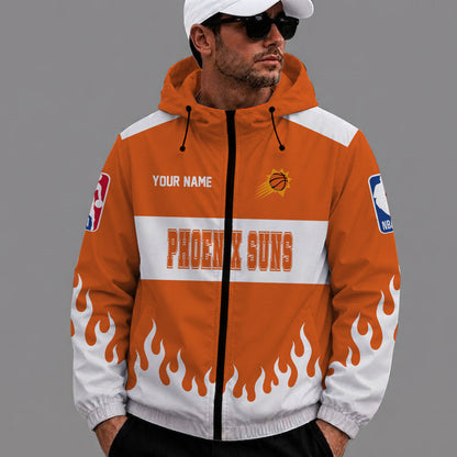 [HOT DEAL] NEW CUSTOMIZED NBA21 PSU PHOENIX SUNS WINDBREAKER JACKET