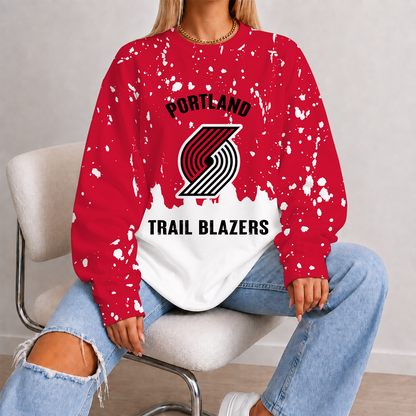 [HOT DEAL] NEW CUSTOMIZED NBA22 PTB PORTLAND TRAIL BLAZERS UNISEX SWEATSHIRT
