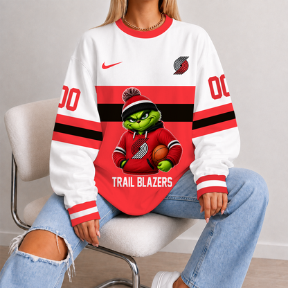 [HOT DEAL] NEW CUSTOMIZED NBA22 PTB PORTLAND TRAIL BLAZERS UNISEX SWEATSHIRT
