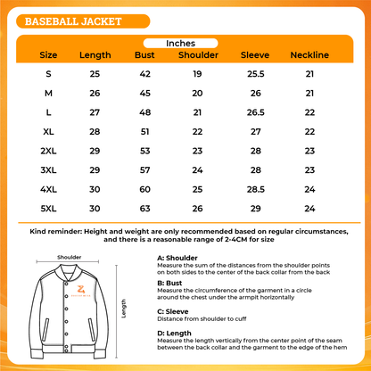 LIMITED EDITION UNISEX BASEBALL JACKET – URBAN STREET STYLE 14